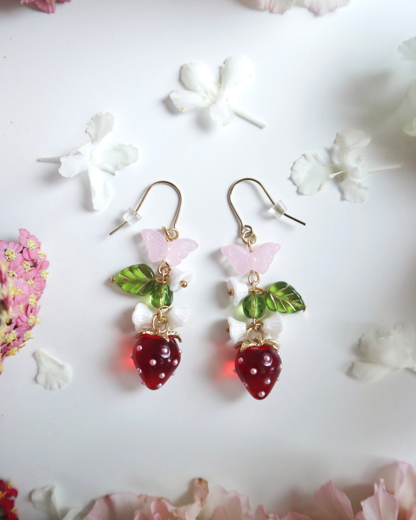 "Sweetest Regards" Strawberry Earrings