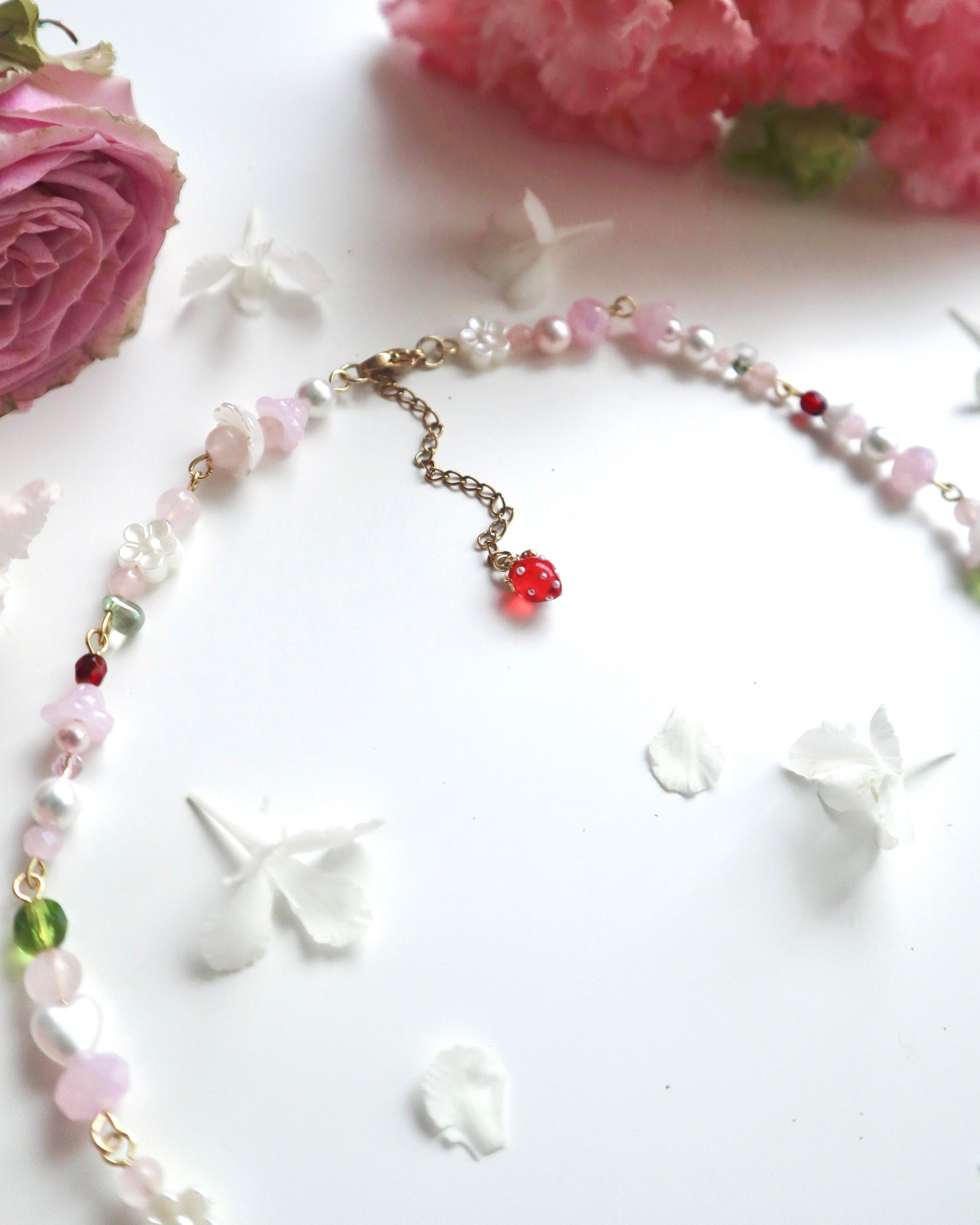 "Sweetest Regards" Strawberry Necklace