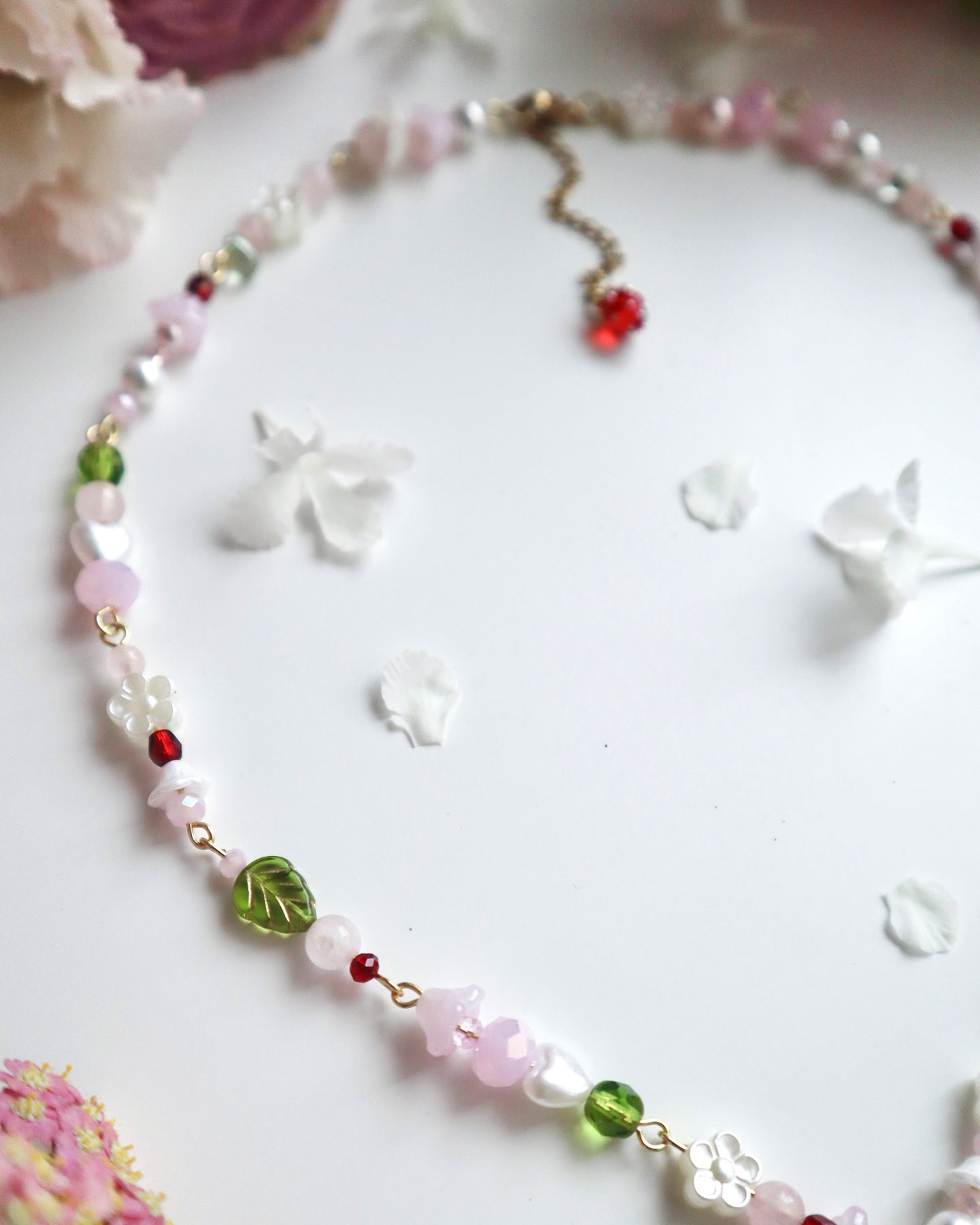 "Sweetest Regards" Strawberry Necklace