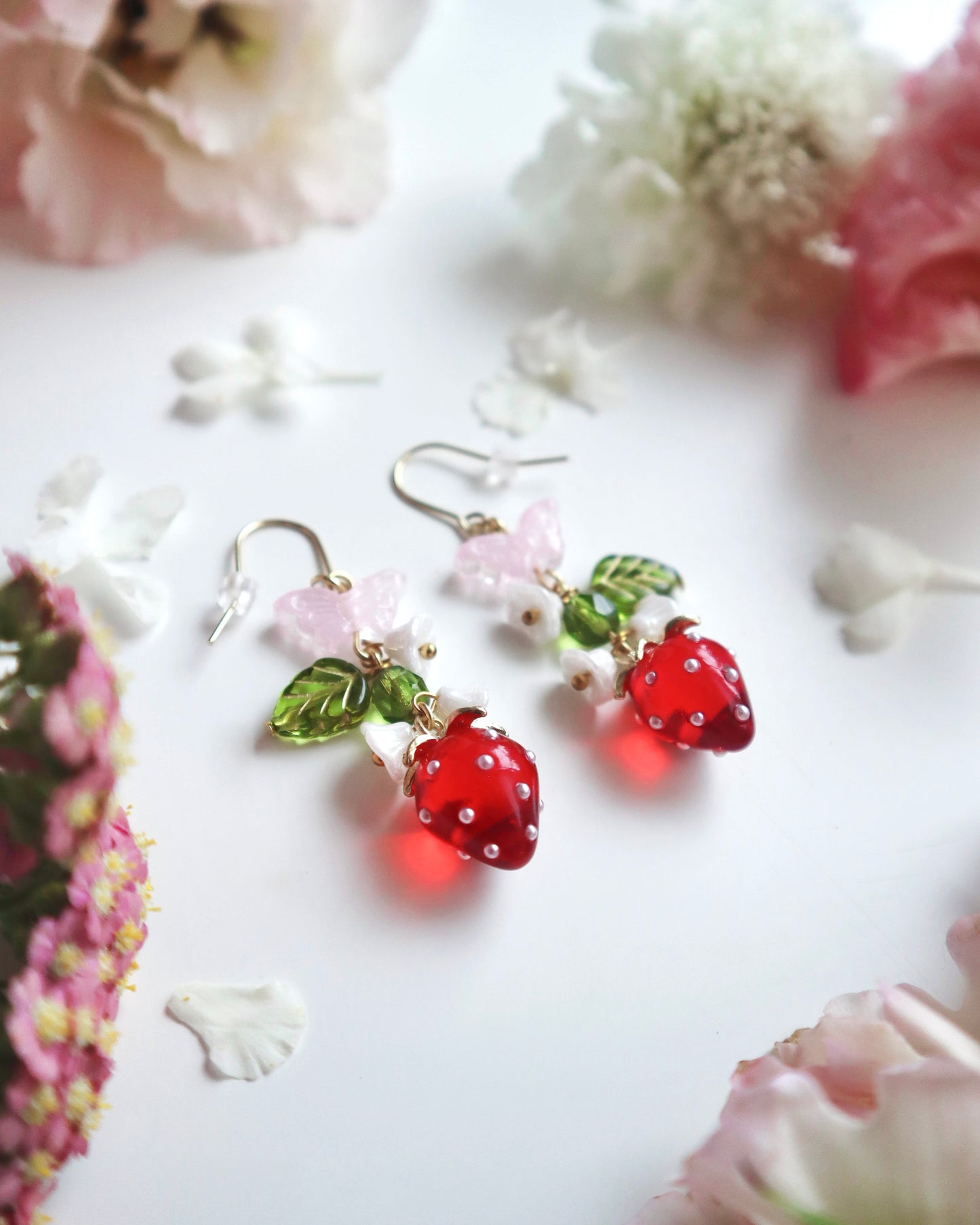 "Sweetest Regards" Strawberry Earrings