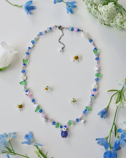 "Dear" Blueberry Necklace